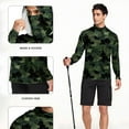 thumbnail image 7 of UPF 50+ Sun Protection Hoodie for Men Long Sleeve shirts with Mask Hiking Fishing Performance T-Shirts Light Breathable Tops Quick Dry Athletic Stretch UV SPF T-Shirts Going Out Fishing Clothes, 7 of 7