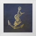 thumbnail image 1 of Murdock, Ramona 12x12 White Modern Wood Framed Museum Art Print Titled - Golden Anchor, 1 of 4