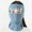 Blue, variant on Unisex Face Mask Windproof For Skiing Snowboarding Motorcycling Winter Outdoor Sports Highly Breathable Eye Protection Mask