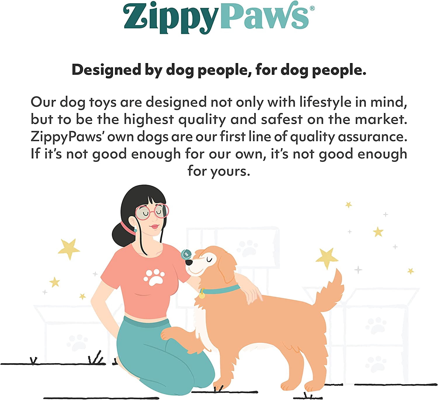 ZippyPaws - Valentine's Miniz, Stuffed Squeaker Dog Toy and Replacement for Interactive Burrows - 3-Pack, Heart Cookies