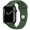 Green Aluminum Case with Clover Sport Band, variant on Restored Apple Watch Series 7 GPS 45 mm Blue Aluminum Case, 1 Pack