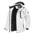 thumbnail image 1 of Chaqueta TACVASEN para esquí, invierno, resistente al agua, para hombre, color blanco, talla M, 1 of 7