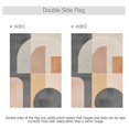 thumbnail image 4 of Yayeee Garden Flag 12" x 18" Double Sided Outdoor Yard Lawn Holiday Decorations, Abstract Shapes, 4 of 6