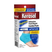 Kerasal Intensive Foot Repair Skin Healing Ointment, 1 Oz and Zen Toes Moisturizing Gel Socks, One Pair