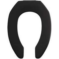 1955CT-047 Toilet Seat Elong Plastic - Black