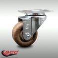 thumbnail image 2 of 3.5 Inch SS High Temp Glass Filled Nylon Wheel Swivel Top Plate Caster SCC, 2 of 2