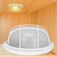 thumbnail image 2 of Sauna Lamp-Explosion Anti-High Temperature Humidity Proof Round Lamp Accessory for E27 Thread Sauna, 2 of 5