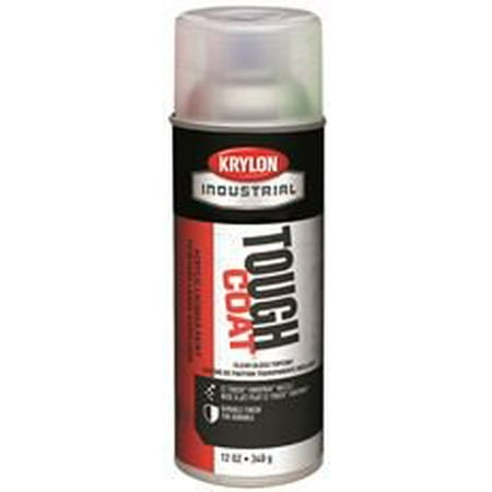 SPRAY PAINT TOUGH COAT ENAMEL 12OZ OSHA BLACK