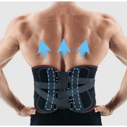 INSMART Back Brace for Lower Back Pain,Back Support Belt for Women & Men,Adjustable Back Brace for Back Pain Relief 1 Pack-L