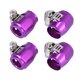 thumbnail image 1 of 4 Piezas AN4 Hexagonal Coche Manguera Acabadora Abrazadera Adaptador Montaje Morado, 1 of 1
