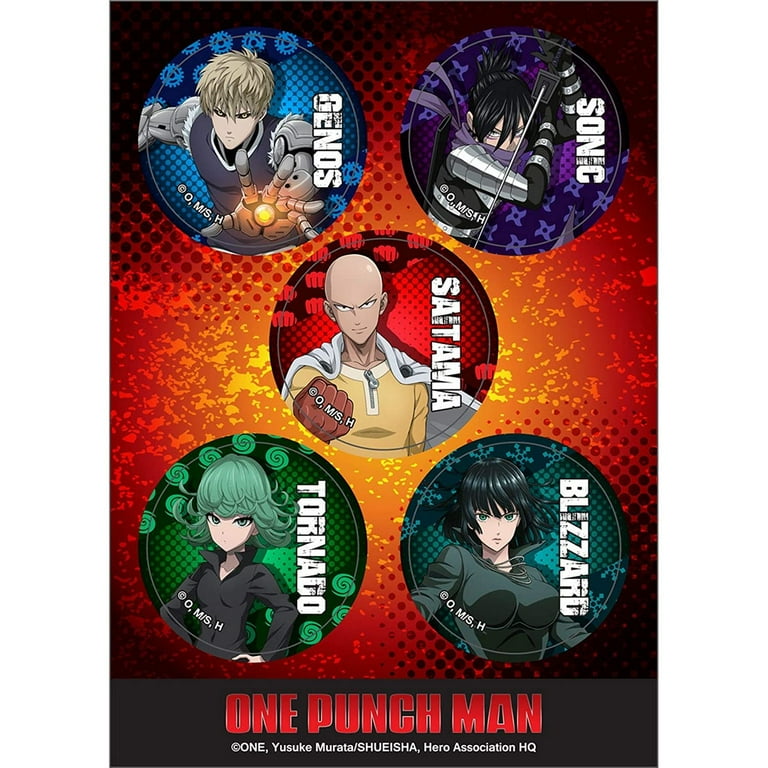 One Punch Man S2- Group Sticker Set 5X7, Collect all your