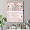 thumbnail image 4 of Cute Lambs Floral Wreath Canvas Print/Wall Art， Perfect for Nursery Decor， Bedroom Decor， Living Room Decor， Girl's Room Decor， and Farmhouse Decor., 4 of 8