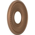 thumbnail image 2 of Ekena Millwork 10"OD x 3 1/2"ID x 3/4"P Berkshire Thermoformed PVC Ceiling Medallion (Fits Canopies up to 4 1/2"), Aged Copper, 2 of 5