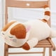thumbnail image 4 of Linda mascota para gato, gato, peluche, peluche, mascota, gato, cuerpo de gato suave, almohadilla de fieltro (marrón, 40 cm), 4 of 5
