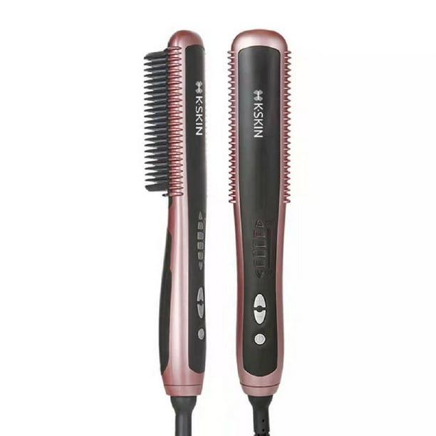 KSKIN Fast Heating Hair Straightener Brush Anti Scald Ceramic with 6