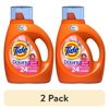 (2 pack) Tide Plus Downy, Liquid Laundry Detergent, April Fresh, 37 fl oz, 24 Loads