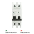thumbnail image 4 of 1 Pcs DC Miniature Circuit Breaker 2P 32A 1000V Isolator M125Z DIN Rail Mount Disconnect Switch Circuit Breaker Protection Thermal Magnetic Trip, 4 of 8