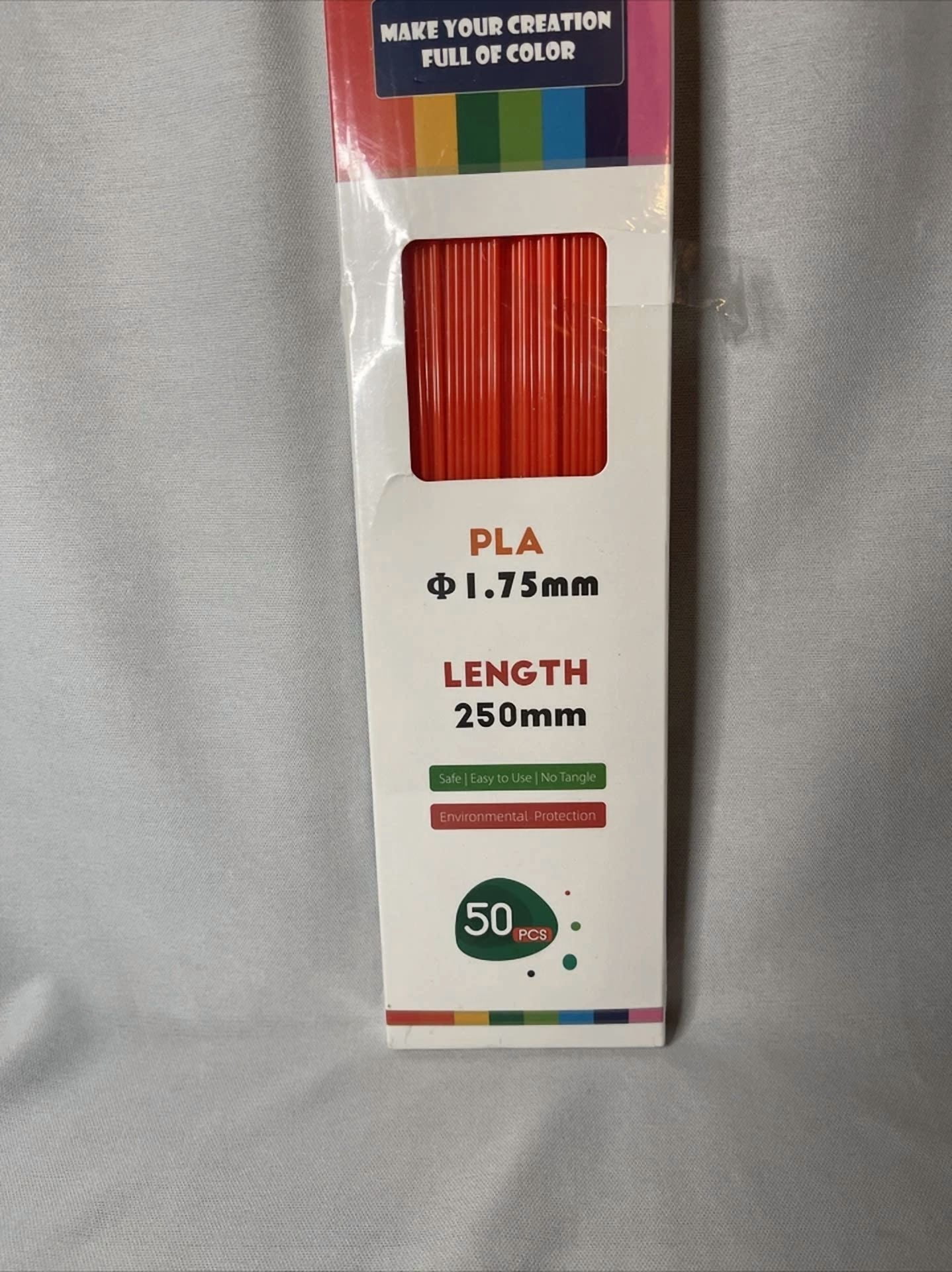 CIRCLE- Geeetech Orange 3D Pen Printer Pla Filament Refills High Precision 1.75Mm - New