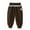 Coffee, variant on Fozruso Girls Stretch Pants Girls Warm Thickened Corduroy Pants For Fall Winter Stylish Long Trousers For Toddler Girls Sizes 18-24 Months