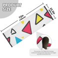 thumbnail image 5 of Yayeee Hallway Runner Rug 2'x6' Non Slip Machine Washable with Rubber Backing, Red Triangles, 5 of 8