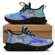 thumbnail image 1 of Zapatos planos con cordones y estampado de Santa Lucía para mujer, de verano, de malla transpirable, personalizados, nacionales, para pisos ligeros., 1 of 6