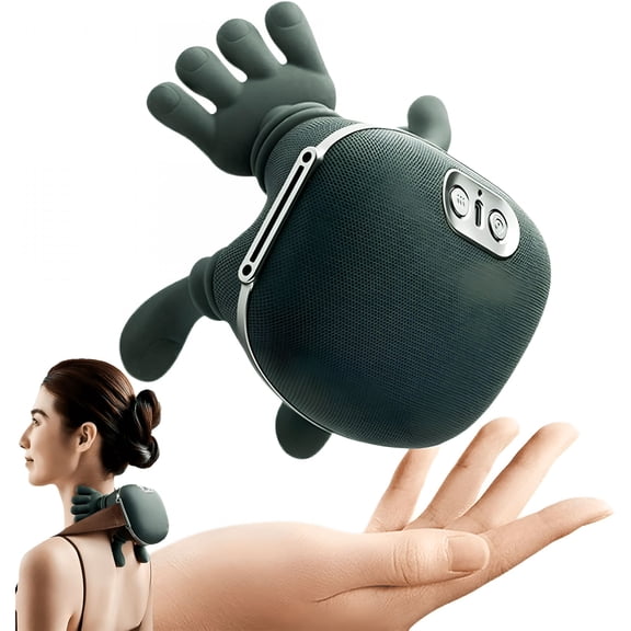 OITY Shoulder and Neck Massager, Bionic Heated Massager, Neck Massager with Fingers, 4D Kneading Massage, Simulates a Real Palm Massage for Comfort, Relax Muscle Tension