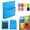 Blue, variant on Magnetic File Holder for Refrigerator Cabinet and Whiteboard, Magnetic Paper Holders Office Supplies Organizer