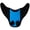 Blue Black, variant on Children Mermaid Swim Fins, Pink Webbed Monofin for Pool, Beach, and Swimming Training