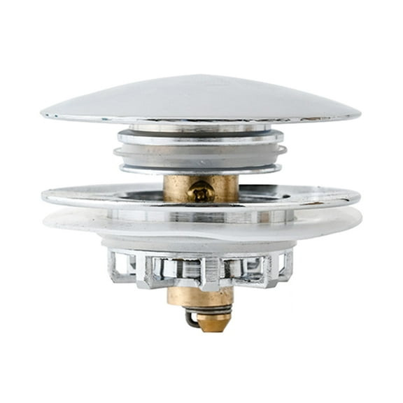 UNTERING Detachable Bathtub Drain Stopper Bathroom Shower Sink Drain Plug Push-type Bounce Cores Drain Filter Bounce Cores
