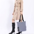 thumbnail image 4 of Travel Bag Beach Bag Stripe Handbag Gym Bag Large Capacity Fitness Bag, 4 of 15
