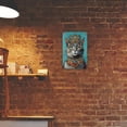 thumbnail image 6 of 1pc 8x12 Vintage Golden Crown Cat Metal Wall Art - Durable Iron, Regal Feline Design with Jewelry Accents, Easy to Install, Ideal for Home & Office Decor, 6 of 8