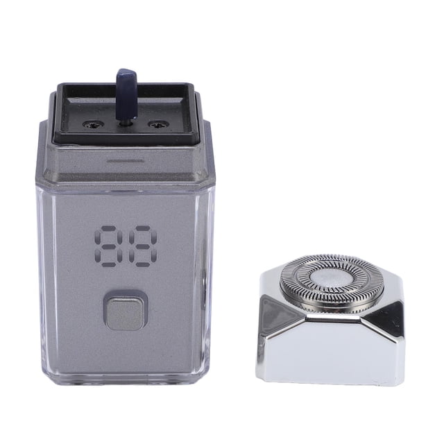 Portable Electric Beard Trimmer Digital Display Pocket Trimmer Travel Lithium Ion Battery