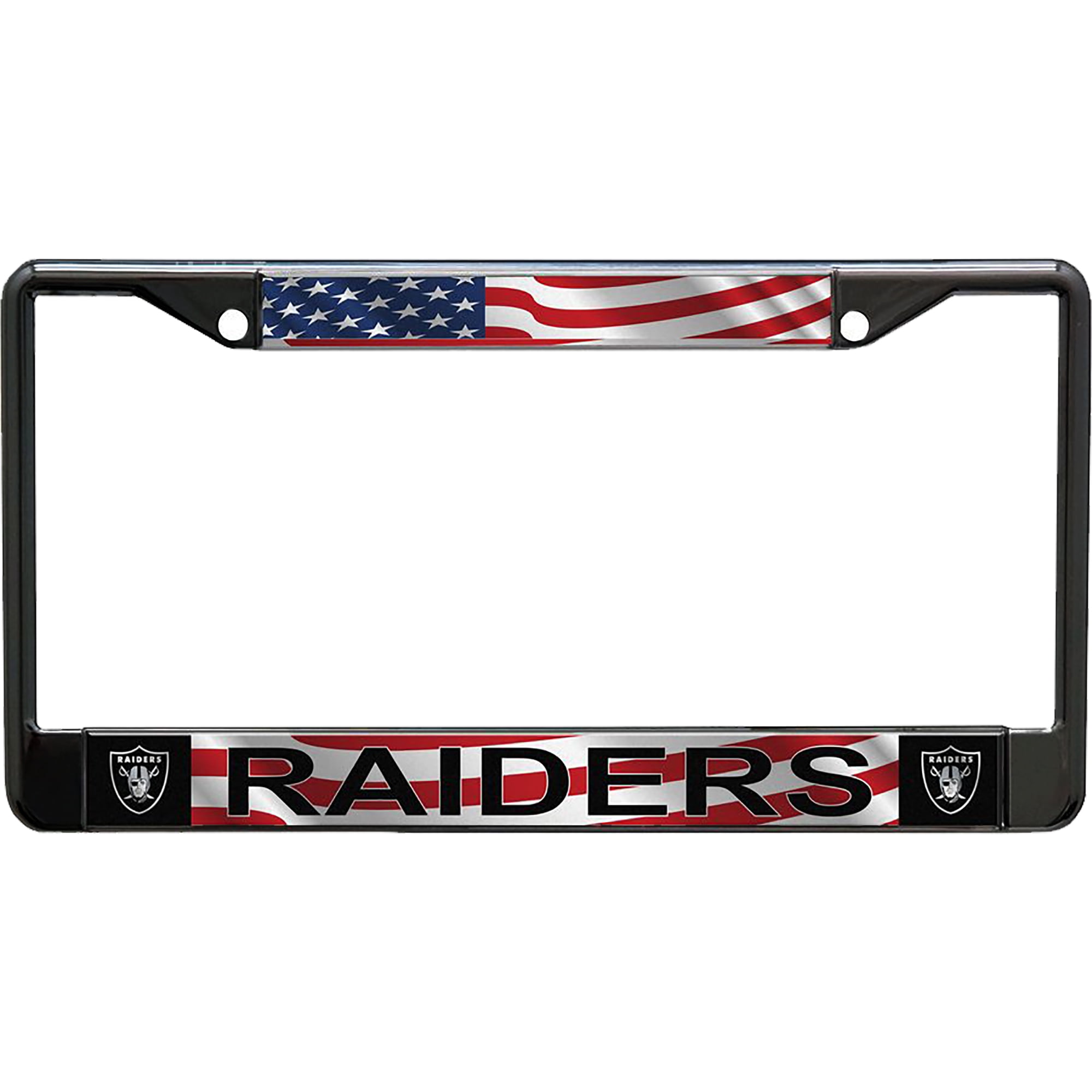 Las Vegas Raiders Acrylic USA Flag License Plate Frame - Walmart.com