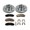 thumbnail image 3 of Power Stop Front Stock Replacement Brake Pad and Rotor Kit KOE1857, 3 of 8