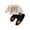 Black, variant on RUINIXCW Toddler Boy Halloween Outfit Long Sleeve Crew Neck Pumpkin Ghost Bat Print Sweatshirt and Jogger Pants Set