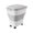 Gray white, variant on POYOGA Large Capacity Food Container Rice Storage Box with Sealed Lid Kitchen Tool