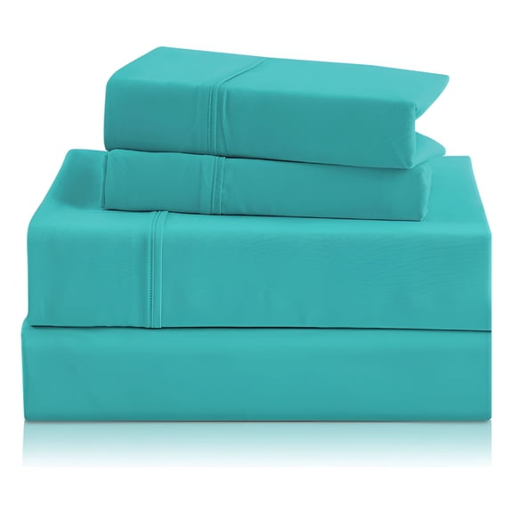 AUQ 1000 Thread Count 100% Egyptian Cotton Quality Sheet Set (King,Aqua)