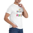 thumbnail image 5 of Doctors Says I Am Autistic Mom Says I Am Perfect Men'S Basic Short Sleeve T-Shirt White Xx-Large, 5 of 5