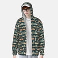 thumbnail image 2 of Balery UAE Travel1 1 Sudadera ligera de manga larga con capucha y protección solar UPF 50+ para hombre y mujer, ideal para pesca y running-Small, 2 of 7