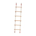 thumbnail image 2 of Escalera de Cuerda de Columpio de Madera, Juego de Escalada para Niños, Escalera Colgante, Escalera de Cuerda de Obstáculos Portátiles, 6 Secciones Pa, 2 of 9