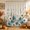 Parchment, variant on Teal Tulips Spring Shower Curtain, Waterproof Shower Curtains for Bathroom, Garden Floral Butterflies Blue Grey Washable Fabric Bathtub Curtain Set Bath Decor with 12 Hooks Extra Long 72"x96"