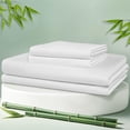 thumbnail image 1 of Rayon Derived from Bamboo Sheets Queen Set Cooling Sheets Piece Sheet Set Thread Count Sheet Deep Pocket Sheet Set Up to Super Soft Silky Smooth (Queen ), 1 of 7