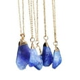 thumbnail image 3 of Necklaces for Women Gnobogi 1PC Natural Stone Crystal Necklace Gold Plated Quartz Pendant, 3 of 3