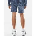 thumbnail image 3 of Independent Trading Co. - Tie-Dyed Fleece Shorts - PRM50STTD - Tie Dye Navy, 3 of 5