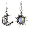 thumbnail image 1 of Crescent Earrings For Women Sun Moon Moonstone Dangle Earrings Jewelry( COLOR : Color ), 1 of 5