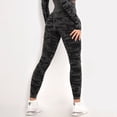 thumbnail image 6 of Bigersell Baggy Yoga Pants for Women Yoga Full Length Pants Camouflage High Waist Hip Tights Quick-Drying Stretch Seamless Yoga Pants Ripped Yoga Pants for Ladies, 6 of 9
