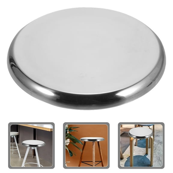 IFANLANDOR Stool Seating Part Stainless Steel Silver 1Set