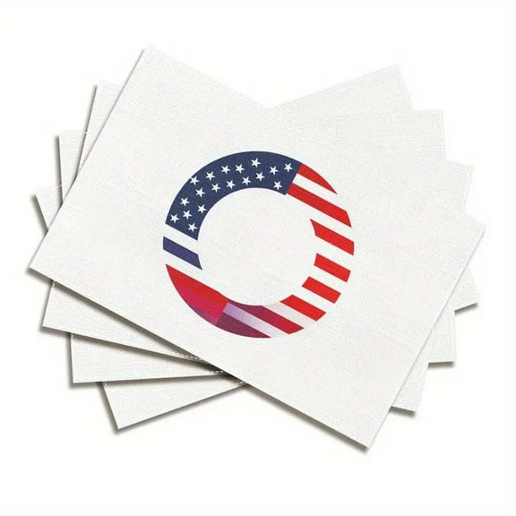 American Flag Elastic Edged Table Cover Waterproof Fitted Tablecloth Reusable Oil-Proof Table Cloth For Dining Picnic Party 12 X 18 Inches