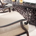 thumbnail image 4 of Outdoor Living and Style Set of 2 Brown and Black Outdoor Patio Furniture Swivel Rocking Club Chairs, 4 of 4