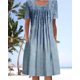 thumbnail image 2 of Vestido Medlor para mujer con estampado floral bohemio de verano y bolsillos, 2 of 6